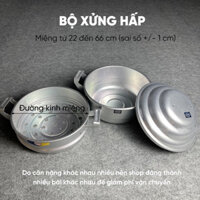Bộ Xững Hấp Nhôm Thanh Hiền 34cm - 50cm