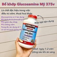 BỔ XƯƠNG KHỚP GLUCOSAMIN MỸ 1500MG KIRKLAND 375viên