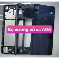 BỘ XƯƠNG +VỎ+KHAY SIM+KÍNH CAMERA+PHÍM ĐIỆN THOẠI ZIN SAM SUNG GALAXY A05-RÁP MÁY CHUẨN