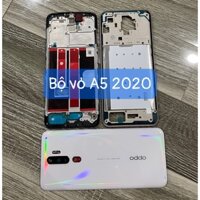 bộ xương vỏ oppo A5 2020 ,kèm khay sim,phím,kính camera