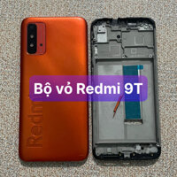 bộ xương vỏ xiaomi Redmi 9T ,vỏ zin có kèm khay sim và kính camera