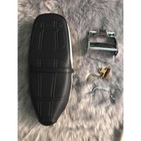 Bộ yên dài cho cub có viền nẹp inox ( đầy đủ phụ kiện )