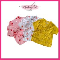 Bộ Yukata cộc tay chất thô đũi mềm mại cho bé trai, bé gái - Mei babykid