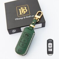 [BoaBay Việt Nam] Bao Da Chìa Khóa Mazda CX5, 2, 3, 6, chìa 3 nút. Da Bò thật bảo hành 2 năm. Khắc Tên & Số ĐT