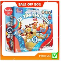 Board game-Đi tìm kho báu Mini 6 Foxi-phát triển tư duy toàn diện-kỹ năng quản trị và logic