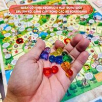 Board game Đi tìm kho báu phần 1 bản mới cao cấp Foxi-bàn cờ cứng-các chi tiết nhựa