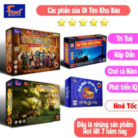Board game-Đi tìm kho báu phần 3 Foxi-đồ chơi gia đình tương tác phát triển tư duy-kỹ năng-tập trung