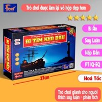 Board game-Đi tìm kho báu phần 2 Foxi-đồ chơi gia đình tương tác tư duy-quản trị niềm tin