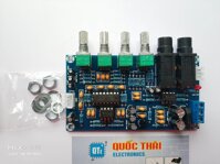 BOARD KARAOKE 2 MIC + ECHO PT2399 ĐIÊN ÁP (12V 0 12V AC)