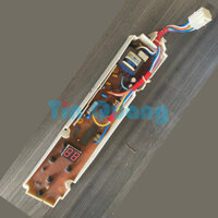 Board mạch điều khiển máy giặt Sanyo-Aqua ASW-S70VT / S70KT / S80VT / S90VT / S90AT 4 phím -có dây xả comfort (tháo máy)