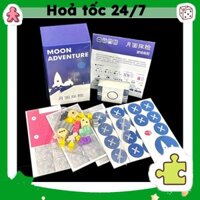 Boardgame Moon Adventure Phiêu lưu mặt trăng Tigar Trò chơi trí tuệ