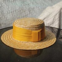 Boat Spring Wheatgrass Panama   Grass Bãi Biển Skimmer Lady Summer Sun Hat Kem Chống Nắ