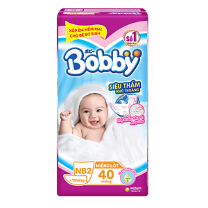 Miếng lót Bobby Fresh Newborn 2 40 miếng (trẻ từ 1 - 3 tháng)