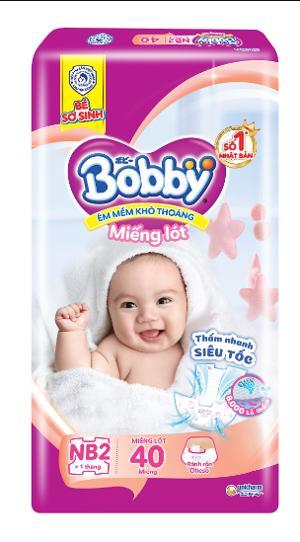 Miếng lót Bobby Fresh Newborn 2 40 miếng (trẻ từ 1 - 3 tháng)