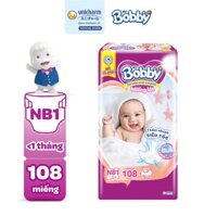 Bobby Miếng lót sơ sinh Newborn 1 (108 miếng)