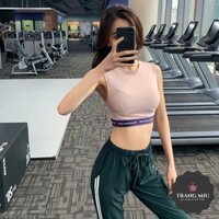 (Bobby Shop) Áo Croptop thun phông ngắn thể thao nữ Transce (Đồ tập gym yoga) (Không Quần) - Cửa Hàng Việt Nam