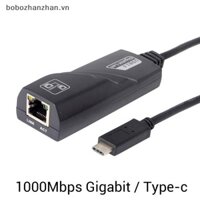 [Bobozhanzhan.vn] Cáp chuyển đổi mạng LAN Type-C USB-C sang RJ45 Gigabit Ethernet LAN Boutique