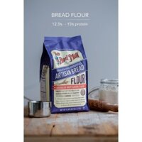 [Bob's Red Mill] Bột bánh mì artisan bread flour (bột mì số 13) 2.27g 🍰 Date 2026