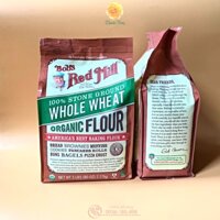 [BOB'S RED MILL] BỘT MỲ NGUYÊN CÁM HỮU CƠ 2.27KG- 100%STONE GROUND WHOLE WHEAT - ORGANIC FLOUR - USDA ORGANIC-THUẦN NÔNG