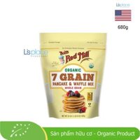 Bob's Red Mill bột pancake & waffle mix với 7 loại hạt hữu cơ