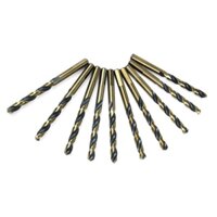 Bọc 10 mũi khoan sắt 5.5mm HSS vàng - đen Tolsen 75118 - HÀNG CHÍNH HÃNG