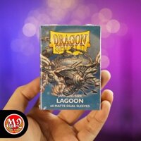 Bọc bài Yugioh Dragon Shield - Japanese size Dual Sleeves - Matte Lagoon - 60 cái - Nhập khẩu từ USA