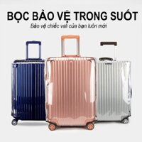 BỌC BẢO VỆ VALI NHỰA PVC TRONG SUỐT SIZE 20/24/28/32 INCH