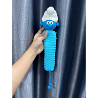 Bọc cán vợt cầu lông bằng len hình XÌ TRUM