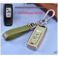 Bọc chìa khóa SH, SH Mode, Sh 350i 2 nút bấm TPU kèm móc khóa thời trang
