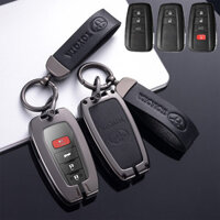 bọc chìa khoá Toyota CHR Camry Altis 2023 Corolla Cross 2024 móc khoá ô tô cao cấp
