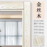 Bọc cửa viền khung cửa trang trí khung cửa bị hư hỏng dán vân gỗ đồ nội thất tự dính sửa chữa gia dụng dán viền che xấu Bao Tân trang