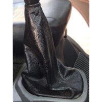 Bọc da cần số Kia 1.25 tấn da bò thật không bong nổ da - Chụp bụi cần số xe tải Kia 1t25