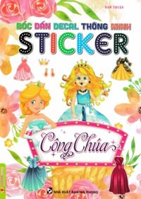 Bóc Dán Decal Thông Minh Sticker - Công Chúa