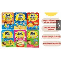 Bóc Dán Thông Minh 365 Stickers - Khám Phá Thế Giới gồm 6 cuốn - 6 chủ đề