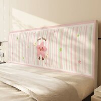 Bọc đầu giường bọc da GIƯỜNG GỖ 1 M 8 bọc toàn bộ bọc bảo vệ lưng thông dụng che xấu xí