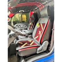 Bọc ghế ô tô TangDi hoa văn zik zak - Lót Ghế Ô Tô Hạt Gỗ Cao Cấp Chống Nóng, Massage Lưng - Mộc Lan Phụ Kiện Xế Yêu