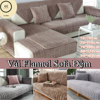 Bọc Ghế Sofa Flannel,Đệm sofa chống trượt cao cấp mềm mại và thoải mái làm bằng vải nỉ,Vỏ Bọc Đệm Ghế Sofa Bốn Mùa Bằng