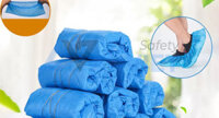 Bọc giày nilon CPE chống tĩnh điện, chống nhiễm bẩn 100c/gói S128