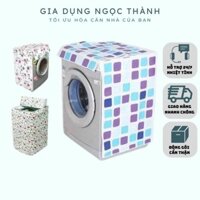 bọc máy giặt của trên và cửa ngang- Chất liệu PEVA bền bỉ, chống nước và bụi bẩn tối ưu