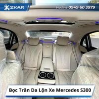 Bọc trần da lộn cho Mercedes S300