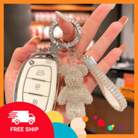 Bọc vấn đề mẫu chốt Hyundai I10 , Tucson , Elantra Mạ Bạc thời thượng - Ốp vấn đề mẫu chốt Hyundai , Ốp chiếc chìa khóa