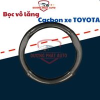 Bọc vô lăng cacbon xe TOYOTA:Vios,Innova,Fortuner,Camry,Altis,Yaris,Prad,Hilux,Avalon,Avanza