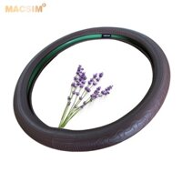 Bọc vô lăng cao cấp Macsim mã L620 mới chất liệu da thật - Khâu tay 100% size M (màu cafe)