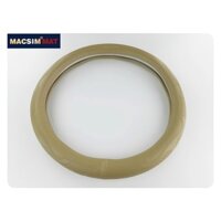 Bọc vô lăng cao cấp Macsim mã L620 mới chất liệu da thật - Khâu tay 100% size M màu be