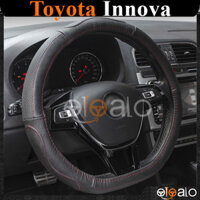 Bọc vô lăng D cut Toyota Innova volang Dcut da cacbon cao cấp - OTOALO