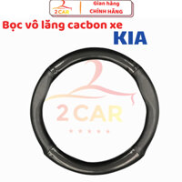 Bọc vô lăng da carbon xe KIA Morning, Cerato, K3, Sedona, Sorento, Soluto, Optima, Rondo, Forte, Rio, Spectra