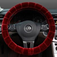 bọc vô lăng da thật khâu tay Bao tay lái ô tô điện kiểu cũ Redding Lichi Zhidou Yujie mùa đông sang trọng che tay cầm 36 kèn vỏ bọc vô lăng bọc vô lăng fadil