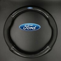 Bọc vô lăng Ford Ecosport, Escape, Everest, Ranger, Focus, Transit, Fiesta, Trùm vô lăng carbon bảo vệ vô lăng size 38cm