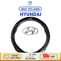 Bọc vô lăng Hyundai I10, I20, I30, Accent, Santafe, Tucson, Kona, Getz, Avante, Elantra, Trùm vô lăng cacbon