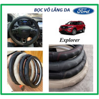 BỌC VÔ LĂNG Ô TÔ FORD Explorer CHẤT LIỆU  BẰNG DA CỪU 100% - hàng chính hãng siêu đẹp